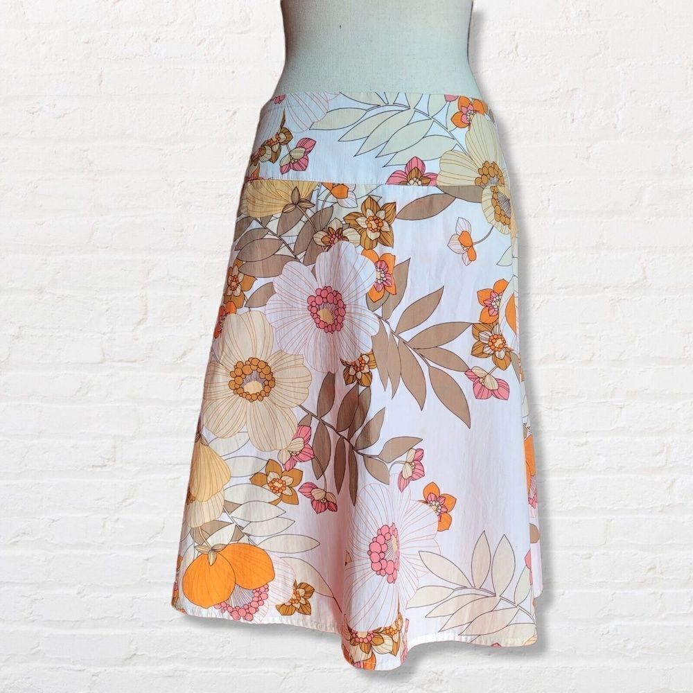 Tracy Evans Limited Skirt Knee Length Skirt Retro Colors Size 7